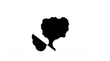 Kolit hastalığı çizgi simgesi canlandırması