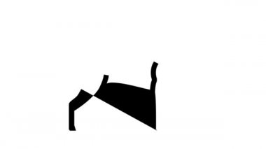 Rottweiler köpek sembolü canlandırması