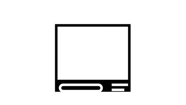 Ispezione animazione icona glifo bariatrica — Video Stock
