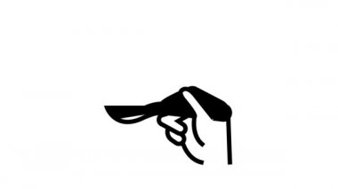 Kaşık çizgisi simgesine homeopati sıvısı damlat