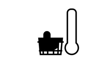 Banyo saunası erkekler için boş zaman çizgisi canlandırması