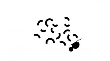 yün tekstil çizgisi canlandırması