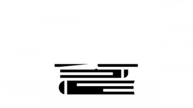 Kitap okumak erkekler boş zaman simge animasyonu