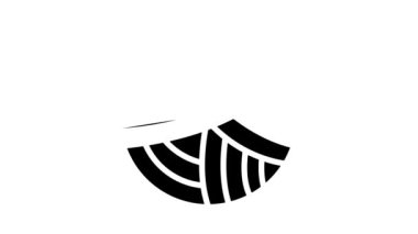 Örgü topu tekstil sembolü animasyonu