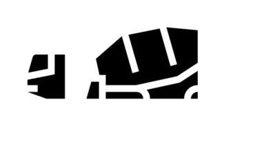 kamyon beton taşıma hattı simgesi canlandırması