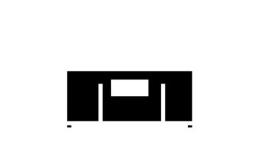 Endüstriyel makine peynir üretim simgesi animasyonu