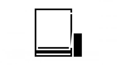 Peynir kızartma ekipmanı kabartma simgesi animasyonu