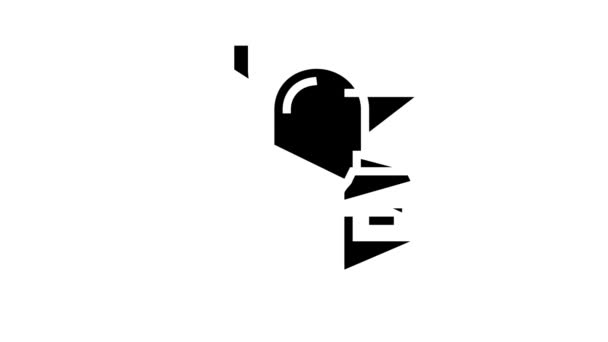신경 조 루 병, 식도가 가방 모양의 글 리프 아이콘 애니메이션으로 — 비디오