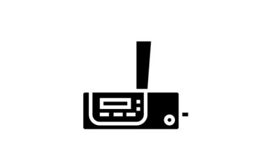 İlaç üretimi glyph simgesi animasyonunun karıştırılması