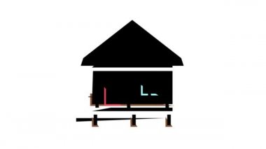 bungalow evi renk canlandırması