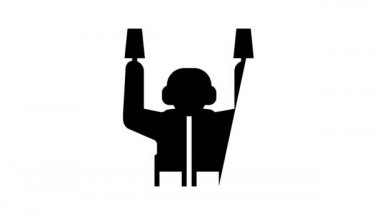 Havaalanı çalışanı doğrudan pist çizgisi canlandırmasına uçacak