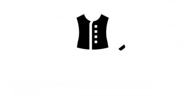 Beden kıyafetleri bebek sembolü animasyonu