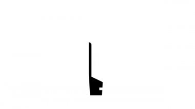 emme bebek glyph simge animasyonu