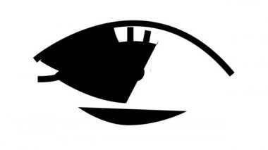 Doğal kadın kirpik çizgisi canlandırması