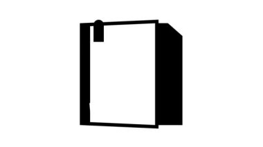 dava kanunu çizgi simgesi canlandırması