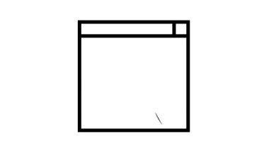 hizmet hayvan cenaze hattı simgesi canlandırması