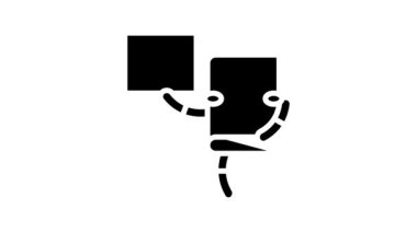 resim kitabı çizgi simgesi canlandırması