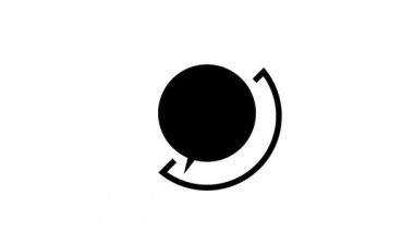 Şimşek yasaklama işareti simge canlandırması