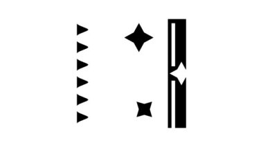 saç düzleştirme prosedürü simge canlandırması