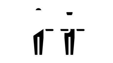 Ahşap kereste sembol animasyonu taşıyan işçiler