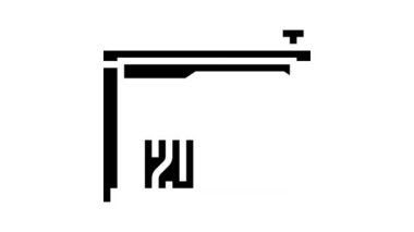 bıçkıhane makinesi simge canlandırması