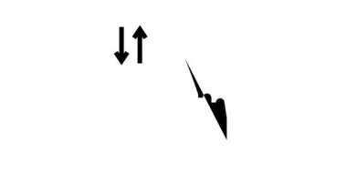 akıllı telefon ekranında iki parmak kaydırma simge canlandırması