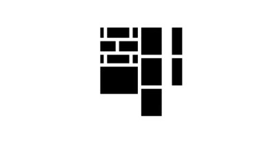 alüminyum çerçeve çizgi simgesi üzerine kurulum mineral yünü canlandırması