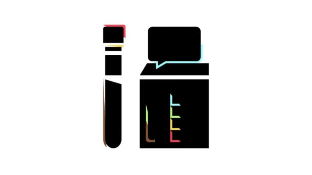 Ph Boden Testen Farbe Symbol Animation — Stockvideo