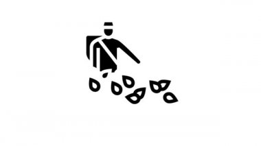 hasat çay hattı simgesi canlandırması