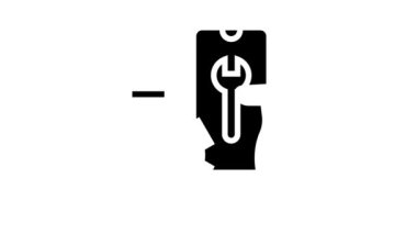 ayarlar ve hesap Ugc glyph simgesi canlandırması