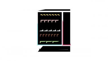 otomat şeker rengi canlandırması