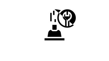 çatı havalandırma çizgisi simgesi canlandırması