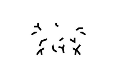 Kanser hücresi kabartma simgesi canlandırması