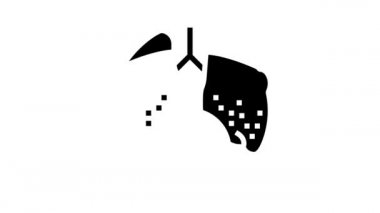 Bulaşıcı hastalıklar tüberküloz simge animasyonu