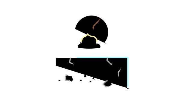 Toonbank reparatie kleur pictogram animatie — Stockvideo