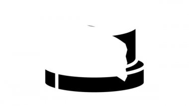 İskoç bant reçinesi sanat sembolü animasyonu