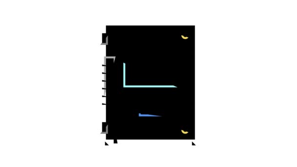 池ozonator彩色图标动画 — 图库视频影像