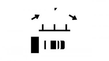 Üstgeçit glyph simge canlandırması