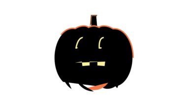 balkabağı Cadılar Bayramı renk canlandırması