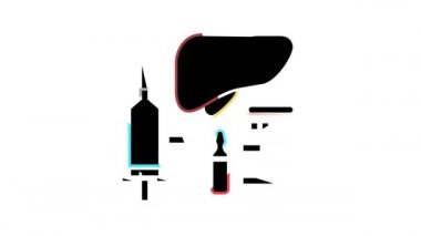 aşılama karaciğer renk simgesi canlandırması