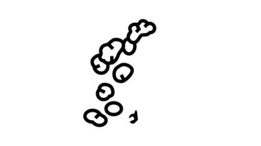 ekmek arıcılığı çizgi simgesi canlandırması