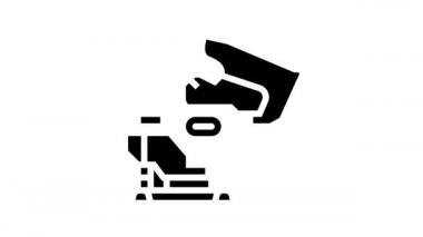 yapboz teçhizatı çizgi simgesi canlandırması