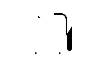 Arı kovanının hava ekipmanı kabartma simgesi canlandırması