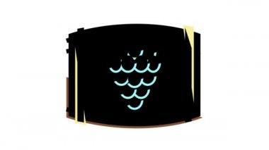 şarap fıçısı renk simgesi canlandırması