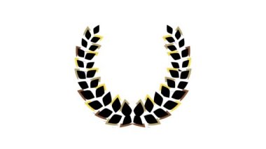 defne çelengi antik Roma renk simgesi animasyonu