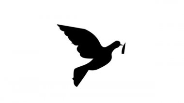 güvercin kuşu Hıristiyanlık rengi simge canlandırması