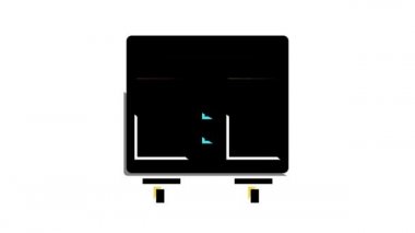 Skor tahtası futbol rengi canlandırması