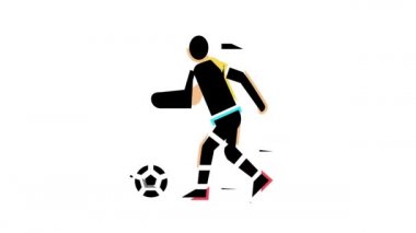 futbol oyuncusu renk canlandırması