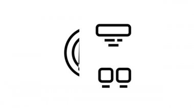 tenis hattı simgesi canlandırması