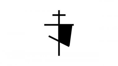 çarmıha germe Hıristiyanlık sembolü animasyonu